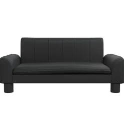 MAISON EXCLUSIVE - Lit pour chien noir 70x45x30 cm similicuir
