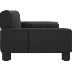 MAISON EXCLUSIVE - Lit pour chien noir 70x45x30 cm similicuir