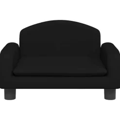 MAISON EXCLUSIVE - Lit pour chien noir 50x40x30 cm tissu
