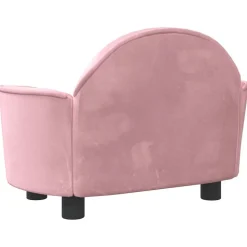 MAISON EXCLUSIVE - Lit pour chien rose 66x40x45 cm velours