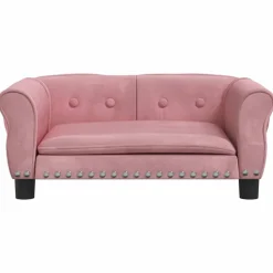 MAISON EXCLUSIVE - Lit pour chien rose 70x45x30 cm velours