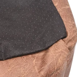 MAISON EXCLUSIVE - Lit pour chiens avec coussin cuir artificiel pu taille xl beige