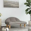MAISON EXCLUSIVE - Lit pour chien taupe 70x52x30 cm tissu