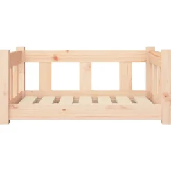 MAISON EXCLUSIVE - Lit pour chien 65,5x50,5x28 cm bois de pin solide
