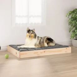 MAISON EXCLUSIVE - Lit pour chien 91,5x64x9 cm bois de pin solide