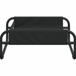 MAISON EXCLUSIVE - Lit surélevé pour chien anthracite tissu oxford et acier