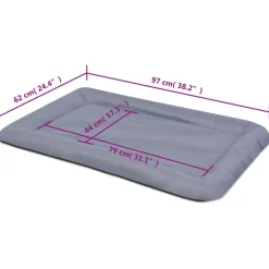 MAISON EXCLUSIVE - Matelas pour chiens taille xxl gris