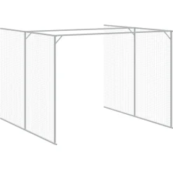 MAISON EXCLUSIVE - Niche pour chien avec cour anthracite 214x1273x181 cm