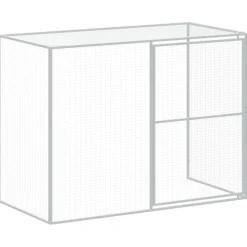 MAISON EXCLUSIVE - Niche pour chien avec cour anthracite 214x1069x181 cm