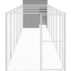 MAISON EXCLUSIVE - Niche pour chien avec cour gris clair 165x863x181 cm