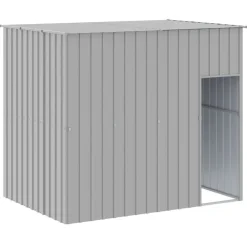 MAISON EXCLUSIVE - Niche pour chien avec cour gris clair 214x1273x181 cm