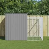 MAISON EXCLUSIVE - Niche pour chien avec cour gris clair 214x253x181 cm