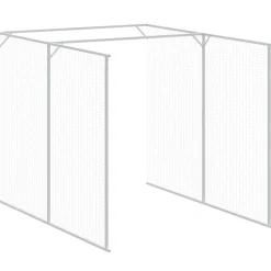 MAISON EXCLUSIVE - Niche pour chien avec cour gris clair 165x1067x181 cm