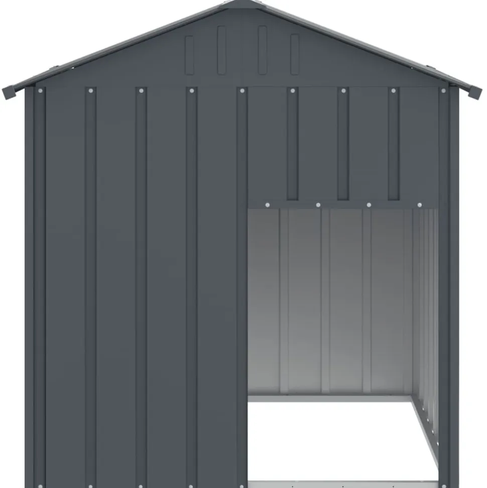 MAISON EXCLUSIVE - Niche pour chien avec toit anthracite acier galvanisé