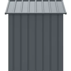 MAISON EXCLUSIVE - Niche pour chien avec toit anthracite acier galvanisé