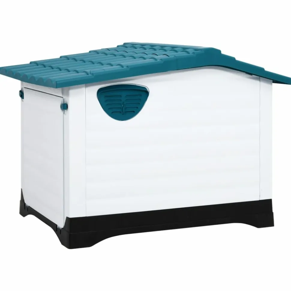 MAISON EXCLUSIVE - Niche pour chien bleu 90,5x68x66 cm polypropylène