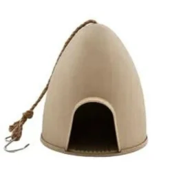 Mangeoire pour oiseau sauvage beige