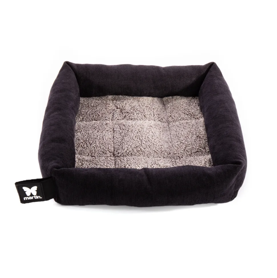 MARTIN SELLIER - Corbeille Damier Doudouzen pour chien, coloris marron - T.50