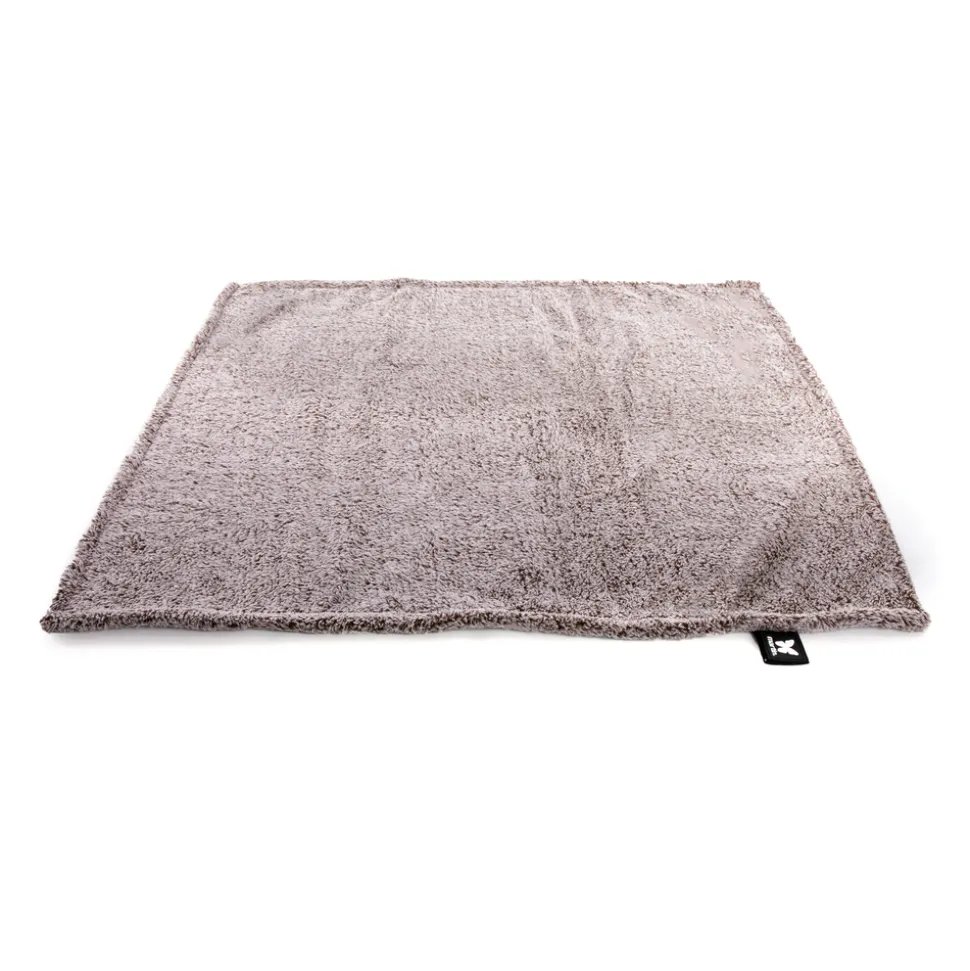 MARTIN SELLIER - Plaid Doudouzen pour chien et chat, coloris noir marron - L.100xl.78cm
