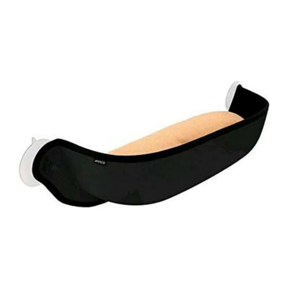 NAYECO - Hamac suspendu pour chats noir 65 x 18 x 25 cm