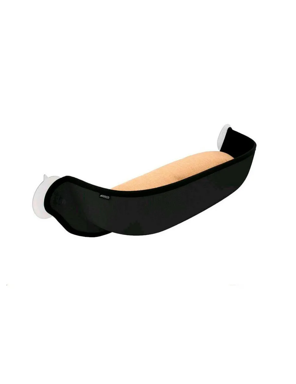NAYECO - Panier chat avec ventouses pour fenêtre couleur noir 65x18x25cm nayeco