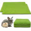 NEO SOLVO - Lot de 2 - tapis qui remplace la litière pour cochon d'inde et lapin - absorbant, imperméable, passe en machine 105 x 70 cm