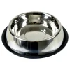PARIS PRIX - Gamelle antidérapante chien & chat "inox" 25cm argent