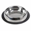 PARIS PRIX - Gamelle pour chien & chat "antidérapante" 21cm argent