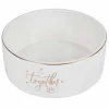 PARIS PRIX - Gamelle pour chien & chat "together" 16cm blanc