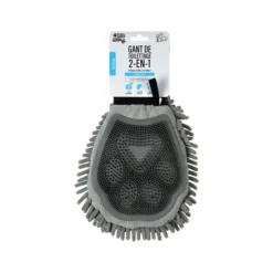PARIS PRIX - Gant de toilettage en microfibre 