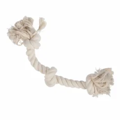 PARIS PRIX - Jouet à corde pour chien "slow life" 48cm écru