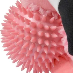 PARIS PRIX - Jouet pour chien sonore "maria le flamant" 16cm rose