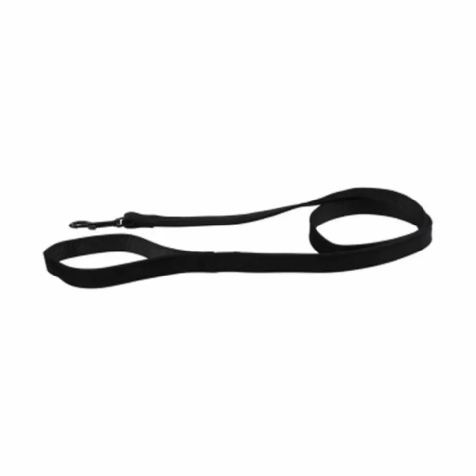 PARIS PRIX - Laisse pour chien "cosy golden" 120cm noir