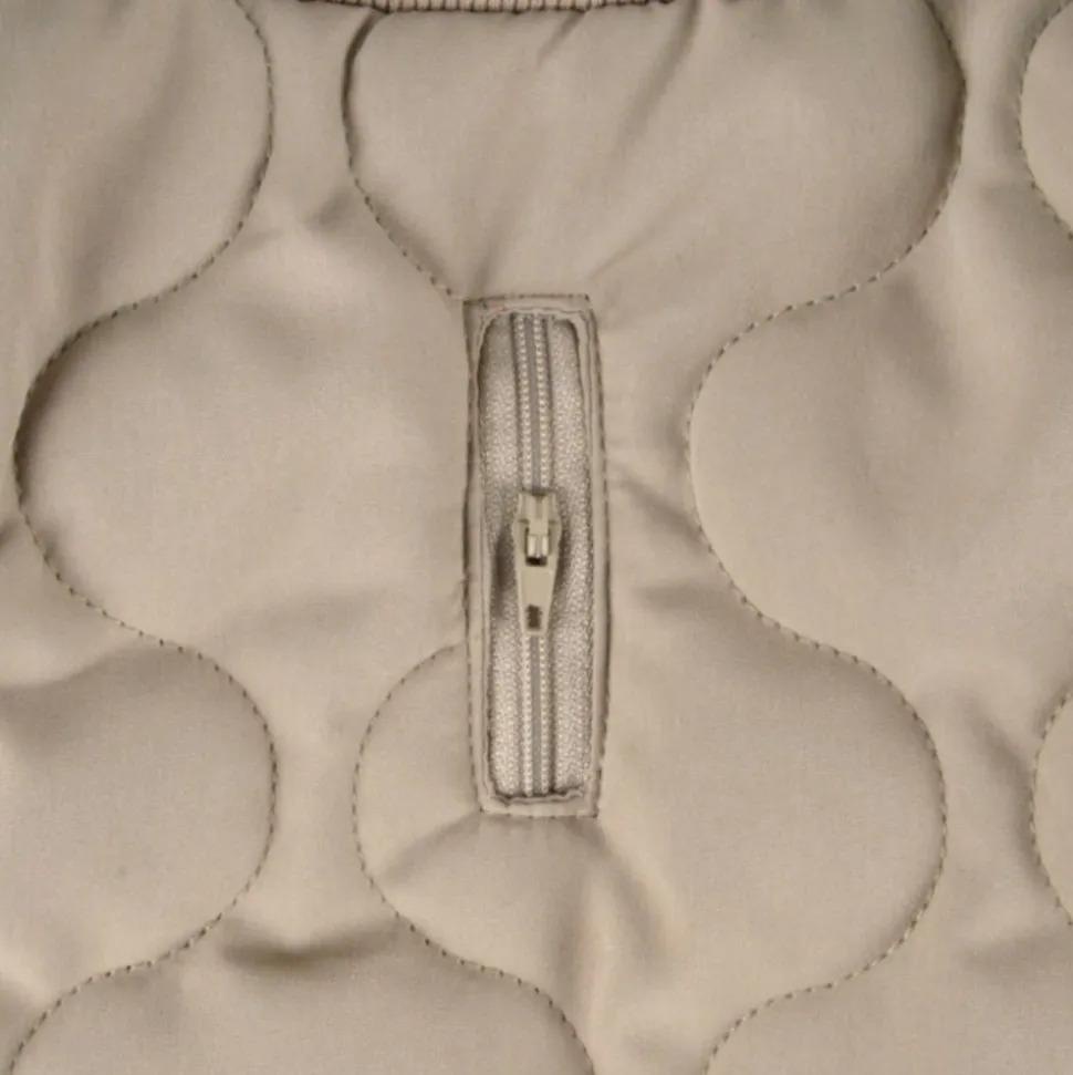 PARIS PRIX - Manteau matelassé pour chien "teddy" 40cm beige