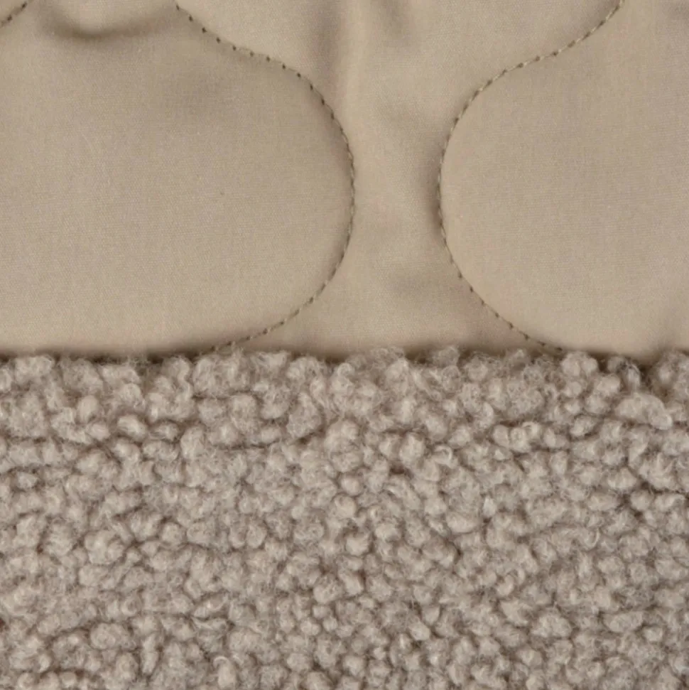 PARIS PRIX - Manteau matelassé pour chien "teddy" 40cm beige