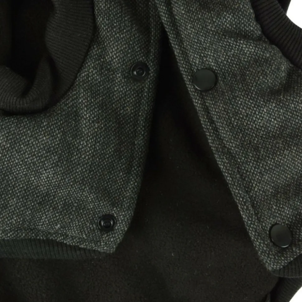PARIS PRIX - Manteau pour chien "tweed" 30cm anthracite