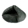 PARIS PRIX - Niche chausson pour chat "sweet cat" 45cm vert foncé