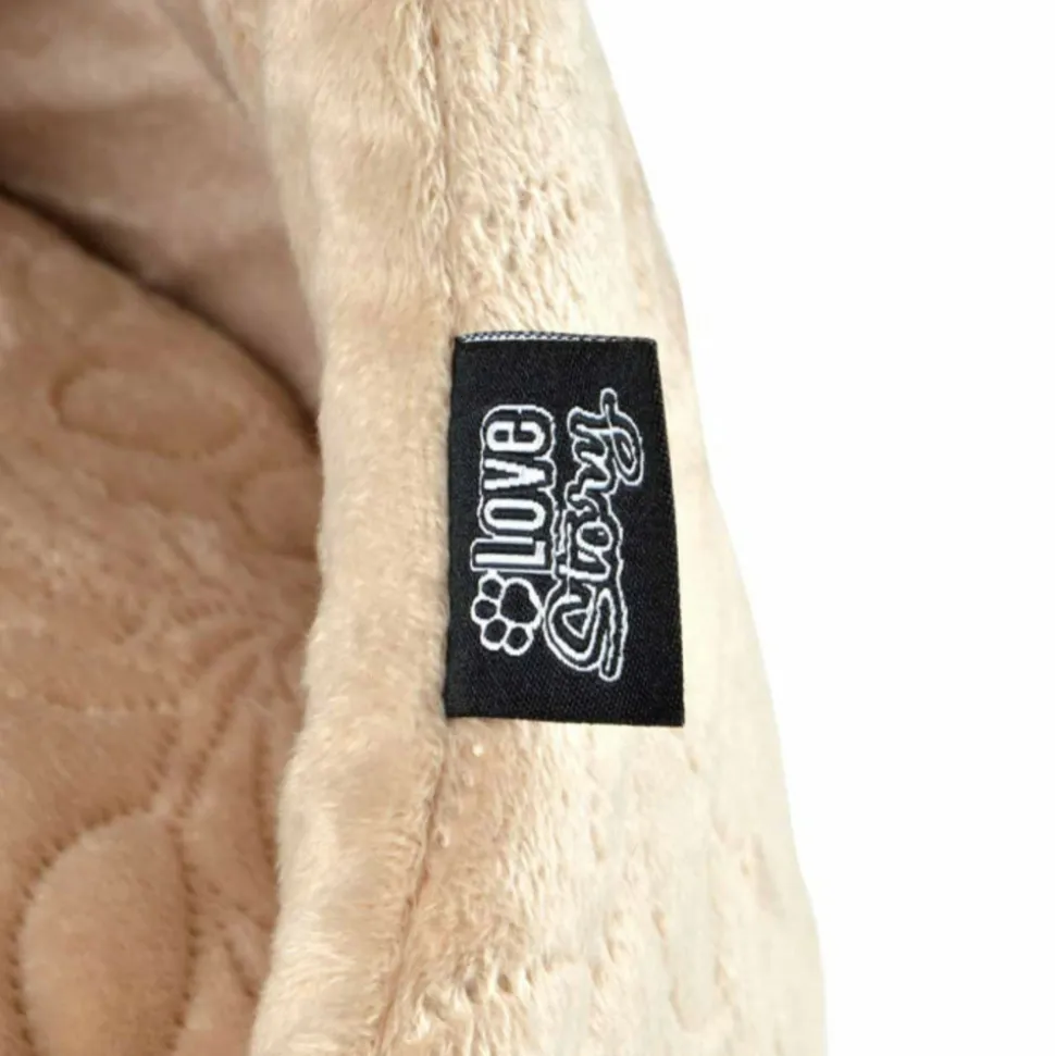 PARIS PRIX - Niche pour chien & chat "boho" 50cm naturel