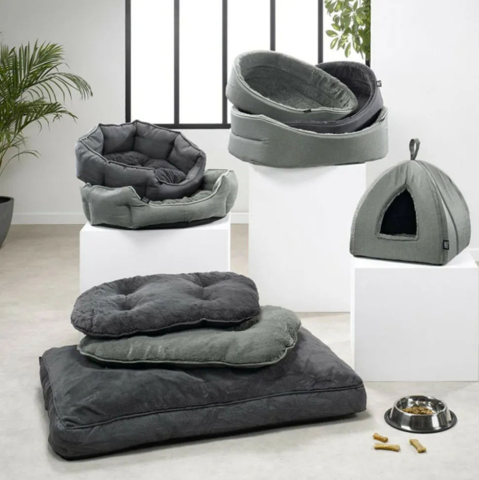 PARIS PRIX - Tente pour chien & chat "newton" 38cm charbon