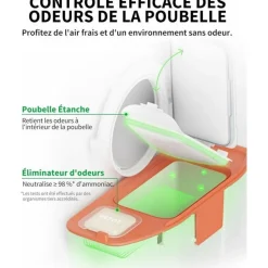 PETKIT - Puramax 2 robot litière automatique pour chat + entrée surélevée amovible