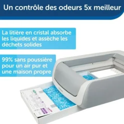 PETSAFE - Petsafe - bac a litiere auto-nettoyante scoopfree 1,5 et son couvercle