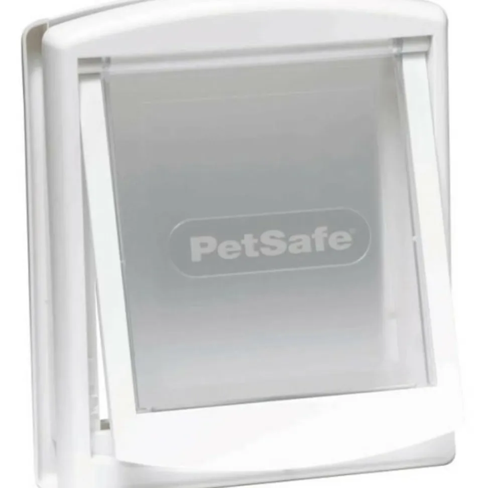 PETSAFE - Porte a 2 voies pour chiens 715 petit blanc chatiere pour chiens 411395