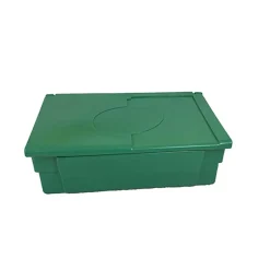 PLAST'UP ROTOMOULAGE - Bac de stockage denrées animales/multi-usages 100l vert