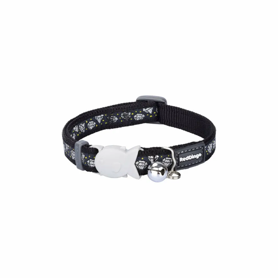 RED DINGO - Collier pour chat red dingo diamond 20-32 cm noir