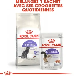 ROYAL CANIN - Croquettes chat Adulte stérilisé de 1 à 7 ans Sterilised 4kg