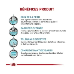 ROYAL CANIN - Croquettes chien veterinary dog skin care small - royal canin 4 kg