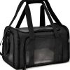 Sac à dos de chat portable et pliable pour sorties noir l downypaws