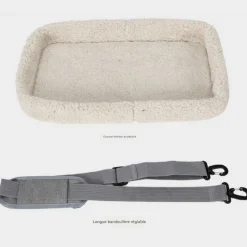 Sac à dos de chat portable et respirant pour sorties noir petit downypaws