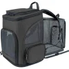 Sac à dos pour chat mcboson noir - extensible, grande capacité, pliable