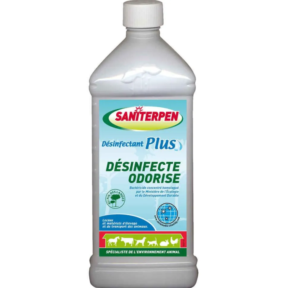 SANITERPEN - Désinfectant Saniterpen Plus pour cage : bidon 1L